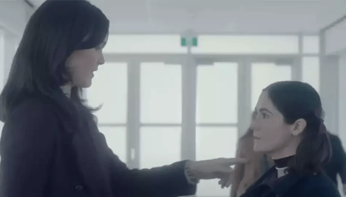 Julia Stiles and Isabelle Fuhrman in Orphan: First Kill