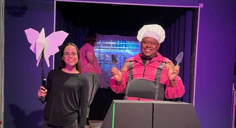 Emma Regnier, T. Green, and Keenen Wilson in Random Access Morons