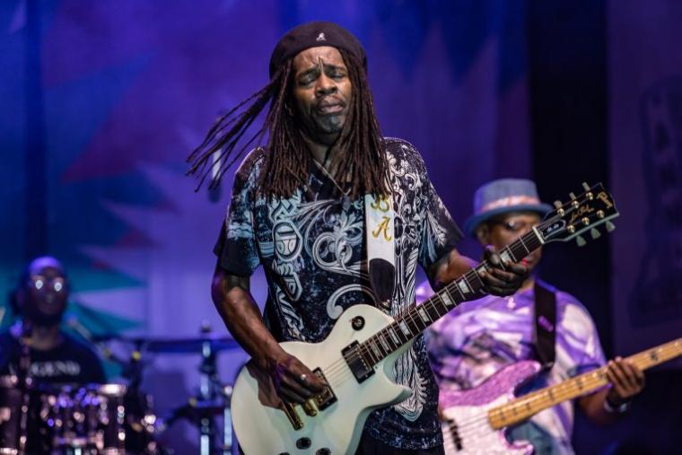 Bernard Allison at the Mississippi Valley Blues Fest -- September 17.