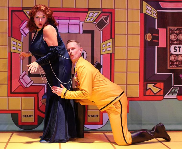 Regina Harbour and John Pickup in Clue: The Musical