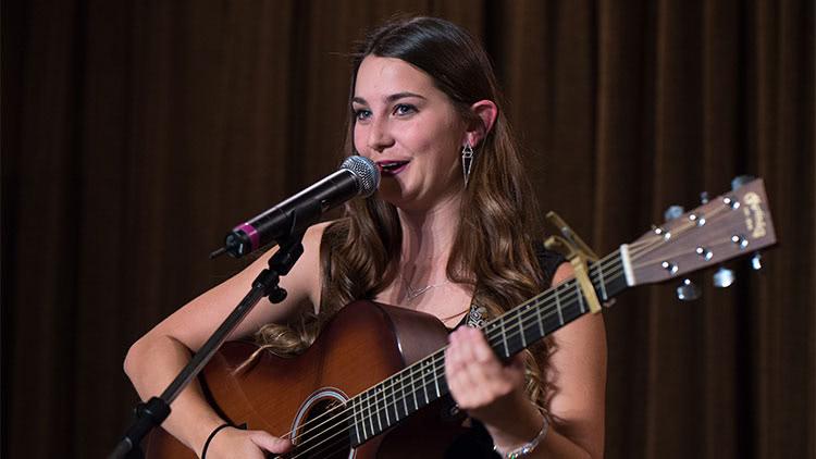 Katie Pruitt at the Codfish Hollow Barn -- October 29.