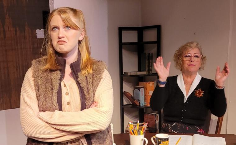 Adrienne Jane Evans and Carla Stevens in Sylvia