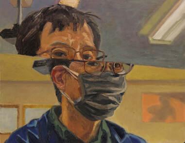 Peter Xiao's "Double-Masked Self-Portrait"