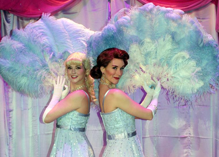 Caroline Portner and Melissa Whitworth in Irving Berlin's White Christmas