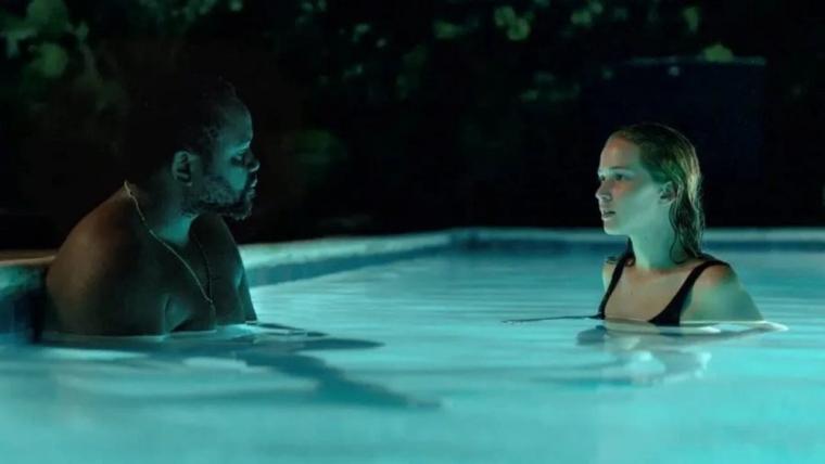 Brian Tyree Henry and Jennifer Lawrence in Causeway
