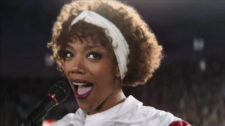 Naomi Ackie in Whitney Houston: I Wanna Dance with Somebody