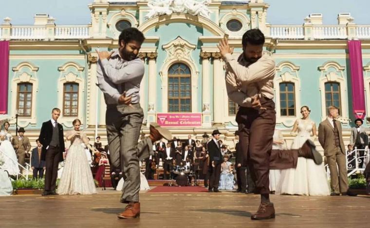 N. T. Rama Rao Jr. and Ram Charan in RRR