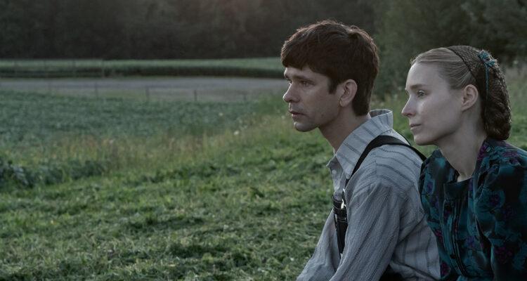 Ben Whishaw and Rooney Mara in Women Talking