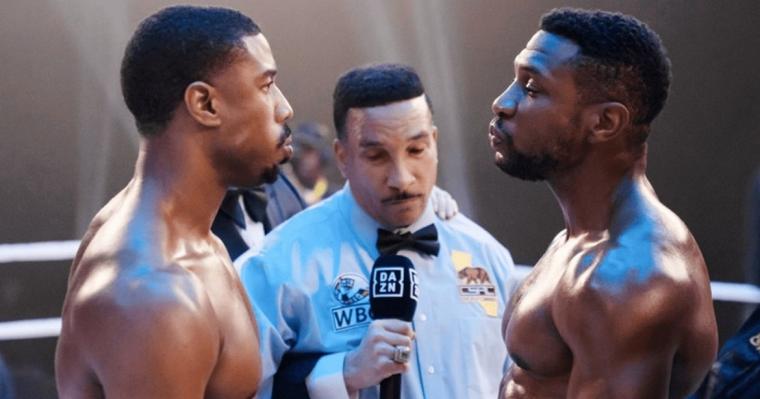 Michael B. Jordan and Jonathan Majors in Creed III
