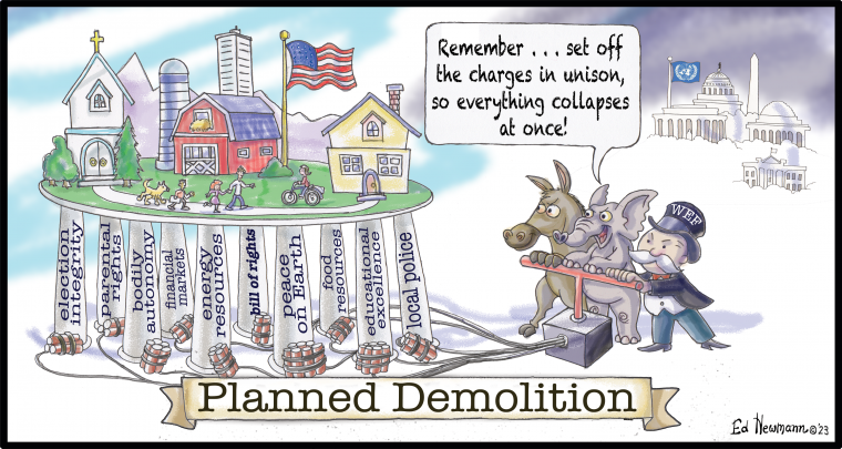 Planned Demolition 1008 APR 2023 River Cities Reader Ed Newmann Cartoon