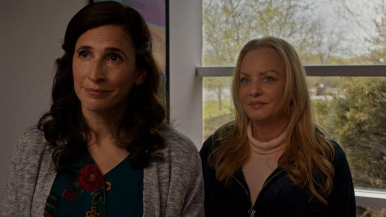 Michaela Watkins and Wendi McLendon-Covey in Paint