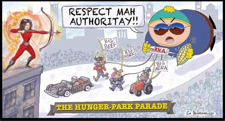 River Cities' Reader Issue 1009 May 2023 Ed Newmann Cartoon - Hunger-Park Parade