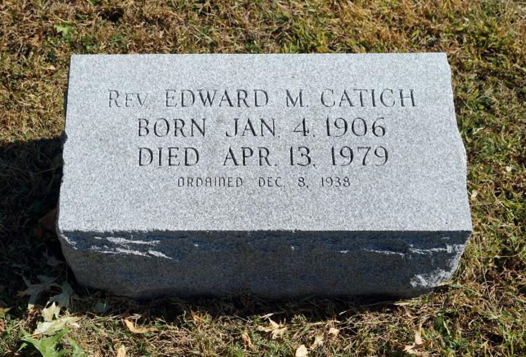 Father Edward M. Catich gravestone