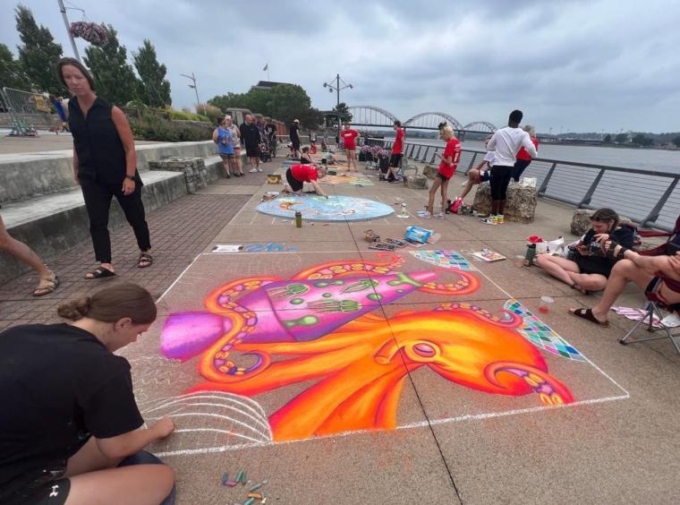 Chalk Art Fest 2023 Returns for its Seventh Year River Cities' Reader