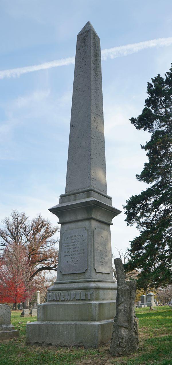 Colonel George Davenport gravesite