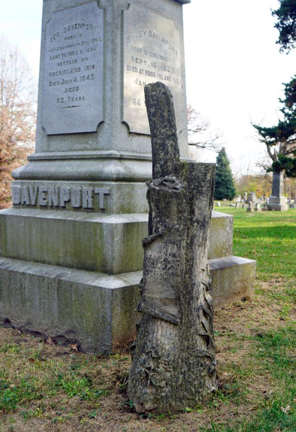 Colonel George Davenport gravesite