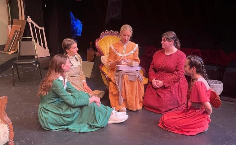 Kassidy Holdridge, Bella Hernandez, Janessa Ormsby, Shyan DeVoss, and Emma Terronez in Little Women