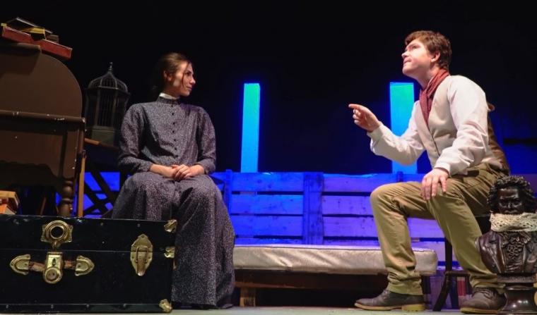 Kassidy Holdridge and Thayne Lamb in Little Women