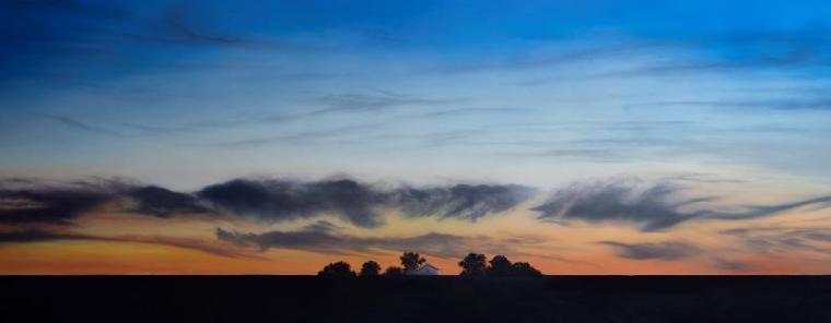 Evan Ventris' "Homestead Sunset"