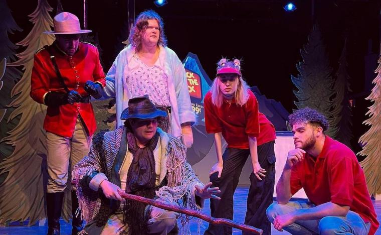 Max Robnett, Beckett Conwell, T Green, Bella Kuta, and Jayden Lebron in Haus of Ruckus' Are We There Yeti?