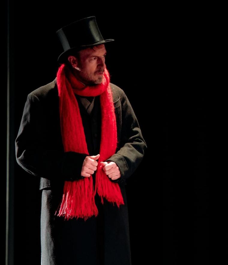 Doug Alderman in A Christmas Carol: The Musical (photo by Nat20 Photography)
