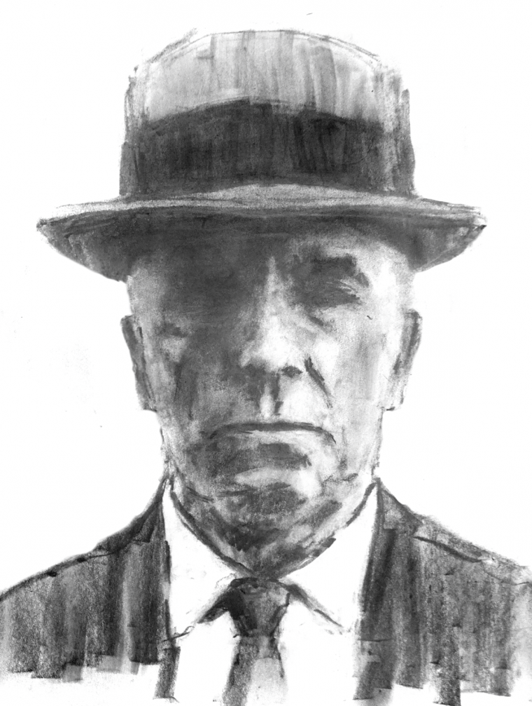 Daniel Drost drawing by Bruce Walters
