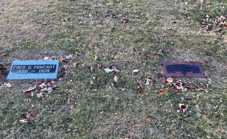 Daniel Drost gravesite (photo by Bruce Walters)