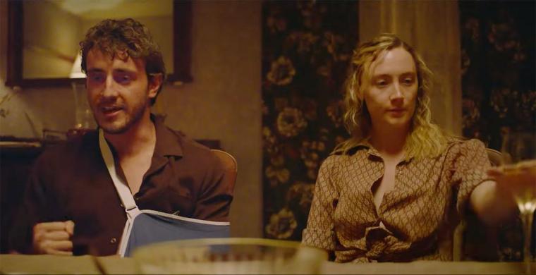 Paul Mescal and Saoirse Ronan in Foe