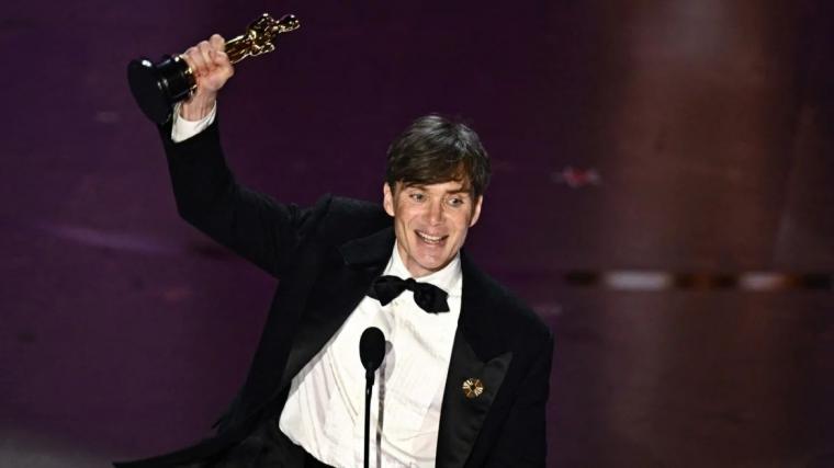 Best Actor winner Cillian Murphy