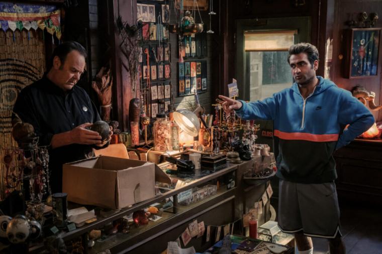 Dan Aykroyd and Kamail Nanjiani in Ghostbusters: Frozen Empire