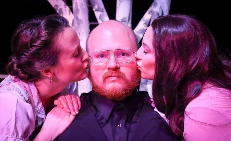 Amelia Fischer, Noah Hill, and Callen Sederquist in A Little Night Music