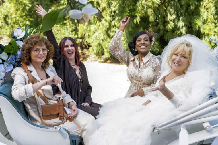 Susan Sarandon, Megan Mullally, Sheryl Lee Ralph, and Bette Midler in The Fabulous Four
