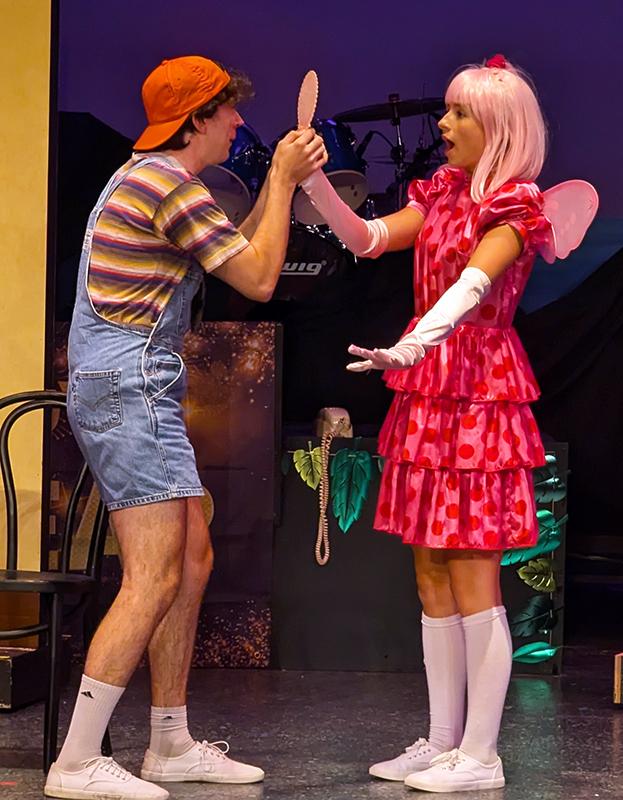 Croix Baker and Emily Winn in Pinkalicious: The Musical