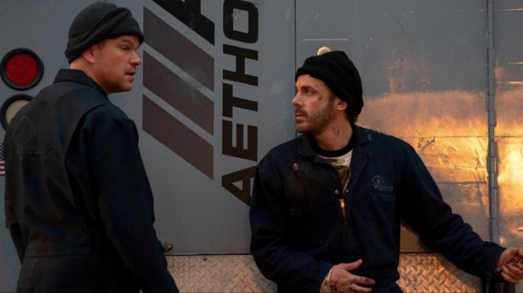 Matt Damon and Casey Affleck in The Instigators