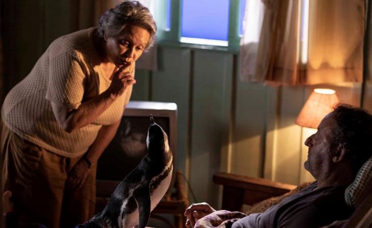 Adriana Barraza and Jean Reno in My Penguin Friend