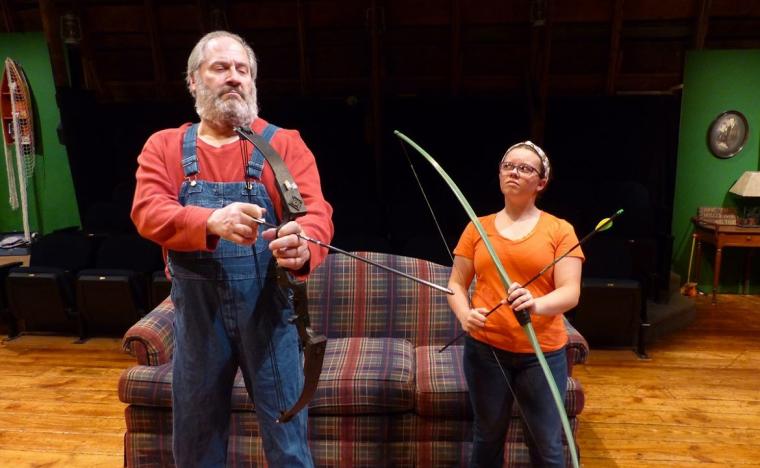 Bruce Carmen and Violet Runty in The Money in Uncle George's Suitcase