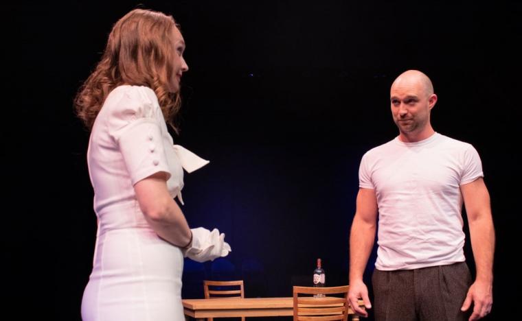 Kate Farence and Cole McFarren in A Streetcar Named Desire (photo by Jesse Mohr)