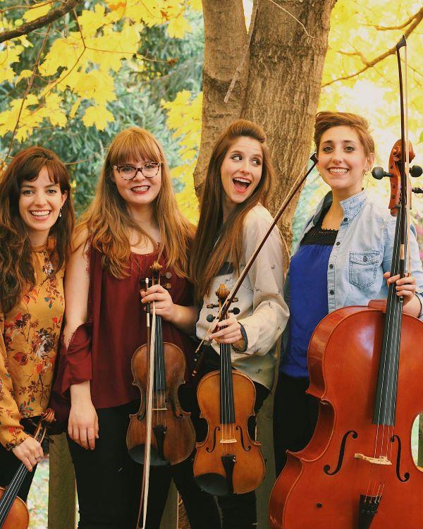 ATLYS members (from left) Rita Andrade, Jinty McTavish, Sabrina Tabby and Genevieve Tabby..