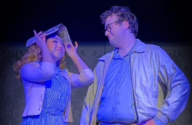 Rachel Winter and Bradley Heinrichs in The Rocky Horror Show