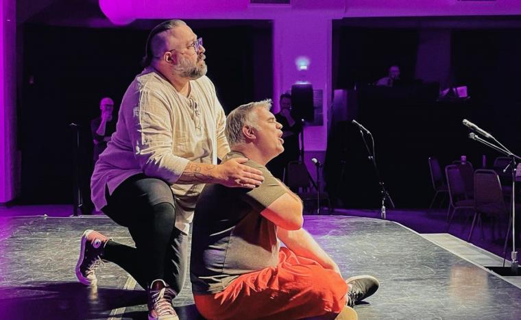 Jeremy Mahr and Andy Koski in "Shakespeared!"