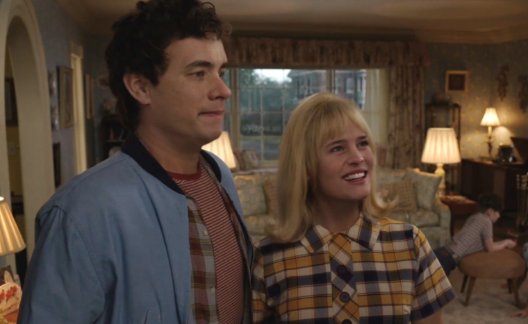Tom Hanks and Robin Wright in Here