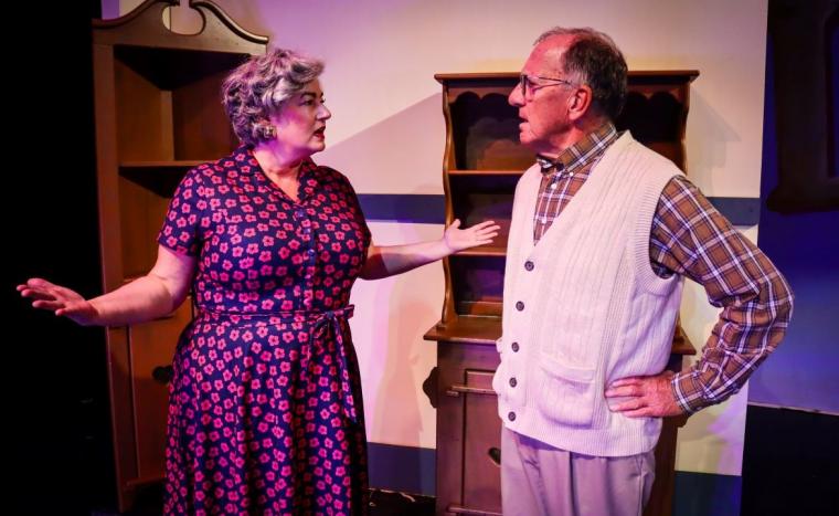 Julie Funk and Craig Woodard in Irving Berlin's White Christmas