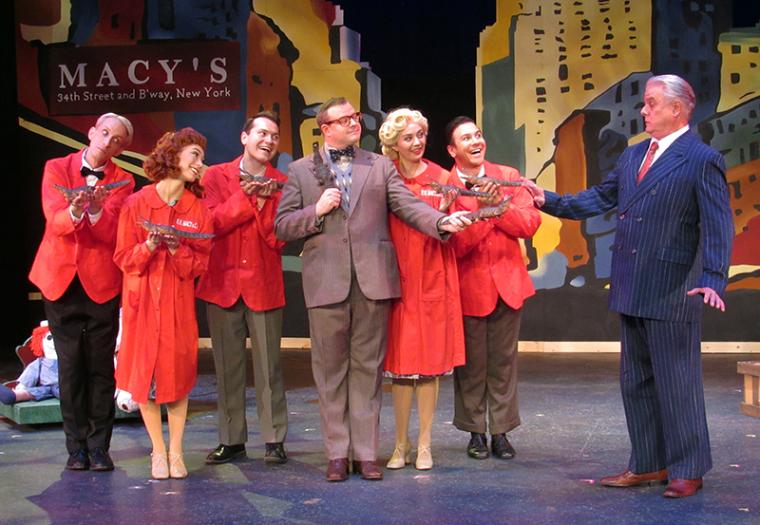 ensemble members in Miracle on 34th Street: The Musical