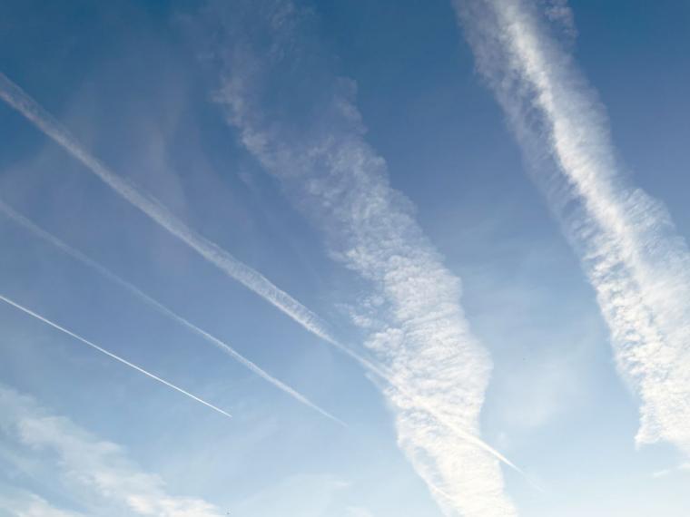 Unnatural Clouds Over Blue Grass, Iowa, October 19, 2024