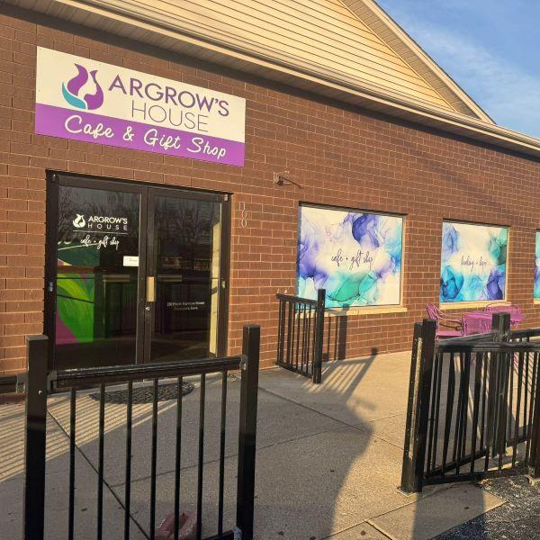 The exterior of the new cafe and gift shop, located near Kimberly Road and Welcome Way in Davenport.