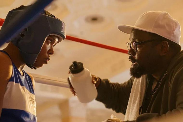 Ryan Destiny and Brian Tyree Henry in The Fire Inside