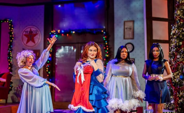 Carly Sensi, Kylie Lavrenchik, Joan Gilliam, and Sasha Spitz in Winter Wonderettes
