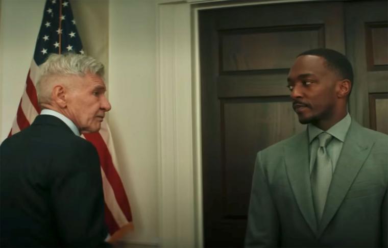 Harrison Ford and Anthony Mackie in Captain America: Brave New World