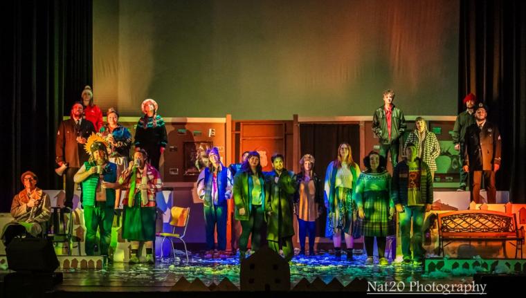 Groundhog Day: The Musical ensemble members (photo by Nat20 Photography)