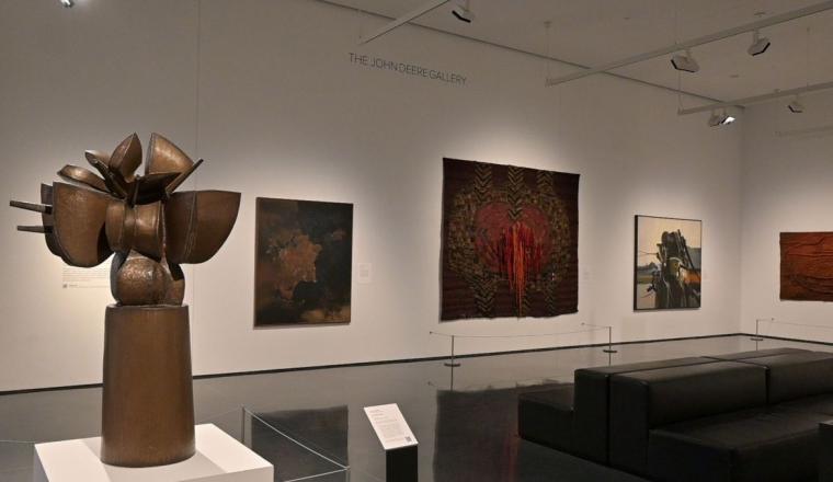Installation View of the John Deere Art Collection, Figge Art Museum, 2024